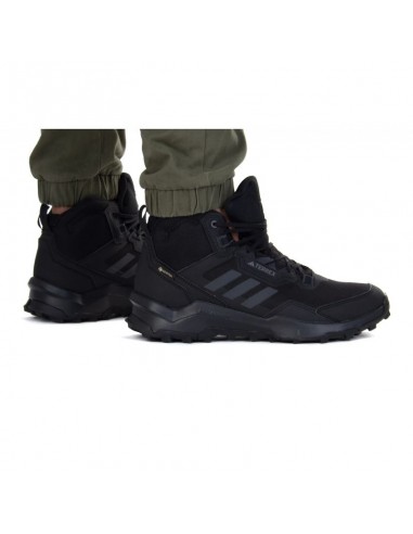 Adidas Terrex AX4 Mid GTX HP7401 Î‘Î½Î´ÏÎ¹ÎºÎ¬ ÎŸÏÎµÎ¹Î²Î±Ï„Î¹ÎºÎ¬ ÎœÏ€Î¿Ï„Î¬ÎºÎ¹Î± Î‘Î´Î¹Î¬Î²ÏÎ¿Ï‡Î± Î¼Îµ ÎœÎµÎ¼Î²ÏÎ¬Î½Î· Gore-Tex Core Black / Carbon / Grey Four